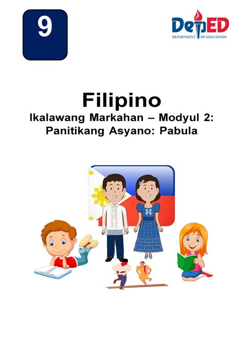 elibro grade 9|Grade 9 Filipino Modyul: Epiko • DepEd Tambayan.
